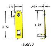 Heyco®Male Blades Heavy Duty Terminals