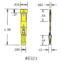 Heyco®Male/Female Combination Terminals