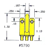 Heyco®Male Blades Blade Ground Blade