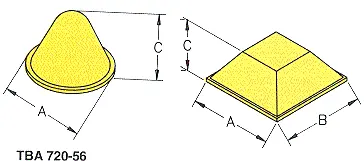 Heyco® Polyurethane Adhesive Backed Bumpers