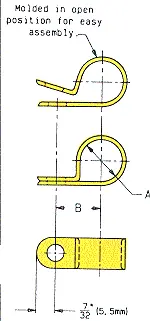 Heyco® Nylon Cable Clamps